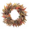 Mixed Fall Foliage Wreath