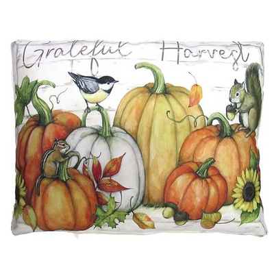 PILLOW, 19X24 PUMPKINS & ANIMALS