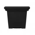 PLANTER, TERRAZZO SQ 20" BLACK