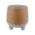 PLANTER, ORION 8" CLAY