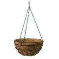 HANGING BASKET, BLACK 14"