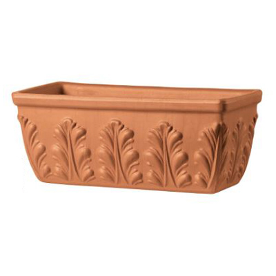 CLAY POT, WINDOW BOX ROMAN 12"