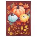 'Give Thanks' Fall Mini Flag