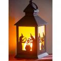 Flickering LED Witch Lantern