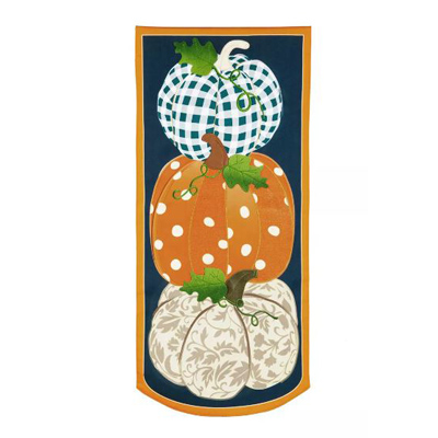 Patterned Pumpkins Pennant