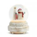 Musical Snowman Snow Globe