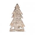 Whitewashed Wood Tree 10"