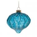 Aqua Glass Ornament