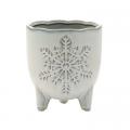  Snowflake Footed Planter 