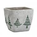 Pine Tree Square Planter