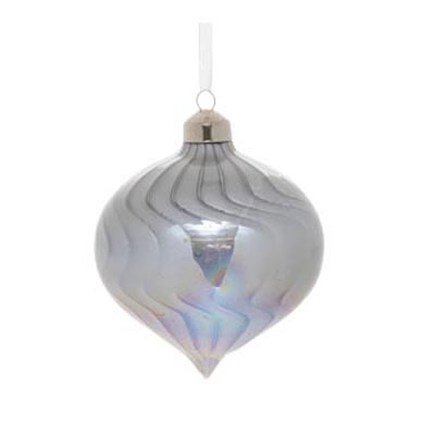 Glass Swirl Ornament