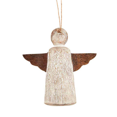  Multi-Color Wood Angel Ornament