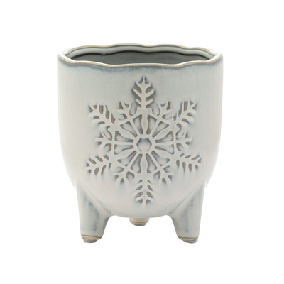  Snowflake Footed Planter 