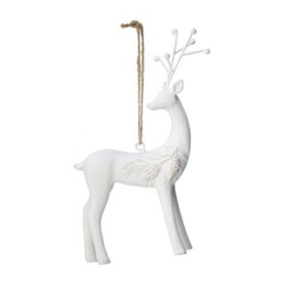 Pinebough Deer Ornaments