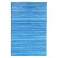 RUG, REVERSIBLE BLUE STRIPE 3X5'