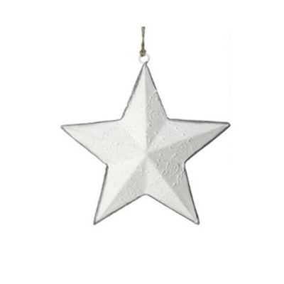  Etched Metal Star Ornament