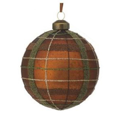 Matte Plaid Ornaments