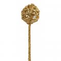 KAMBOI BALLS GOLD GLITTER 6 CM