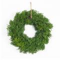 Pine Candle Ring Wreath