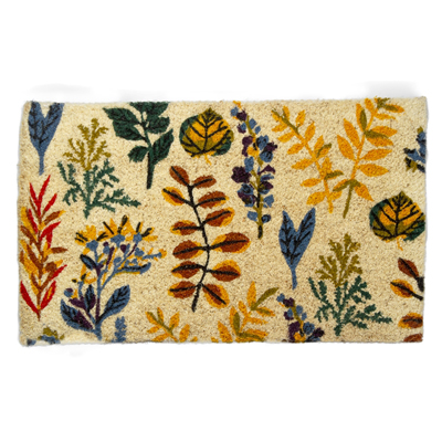 Falling Leaves Coir Mat