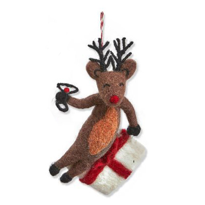 ORNAMENT, PARTY REINDEER ASMT