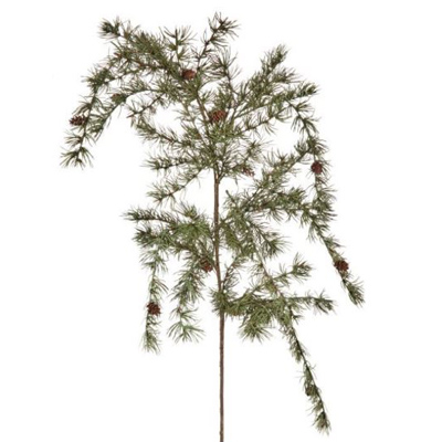 White Norfolk Pine Spray