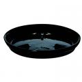 SAUCER, 8" LEO BLACK