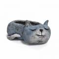 PLANTER, BLUE SLEEPING CAT