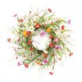 WREATH, 22.5" MIXED FLORAL