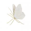 BUTTERFLY, WHITE/GOLD ASORT
