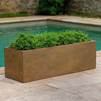 PLANTER, RUSTIC TROUGH  204#