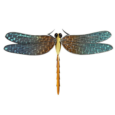 WALL DECOR, DRAGONFLY XLG