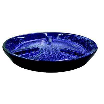 SAUCER, 8" LEO COBALT