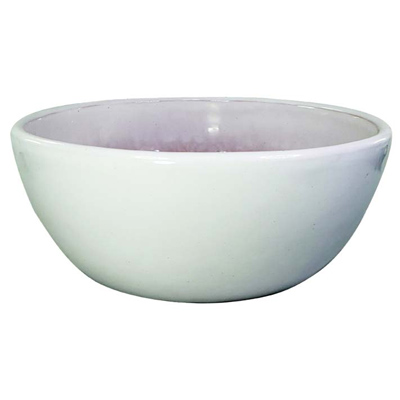 PLANTER, 10" LEO BOWL WHITE