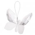 CHARM, 5"X3"L FROSTED B'FLY
