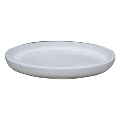 SAUCER, 9.75"   WHITE