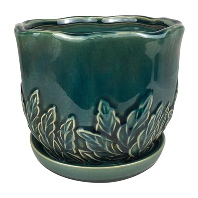 PLANTER, 5" SOFIA AQUA