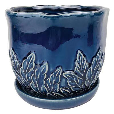 PLANTER, 5" SOFIA BLUE