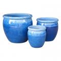 PLANTER, ASTOR IRIS BLUE 16"