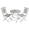 BISTRO SET, 3PC BIRDS ON BRANCH