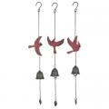 WINDCHIME, 15.75" CARDINAL ASRT