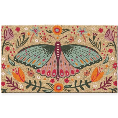 DOORMAT, BOHO BUTTERFLY