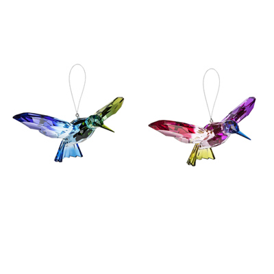 Rainbow Hummingbird Charm