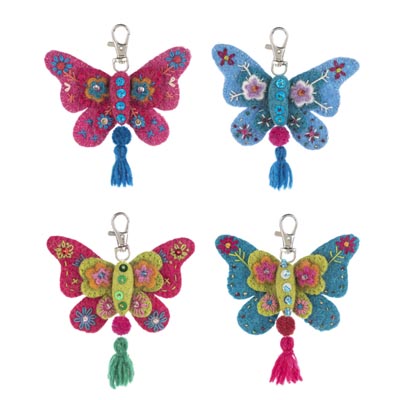 CHARM, 4.25" BUTTERFLY ASRT