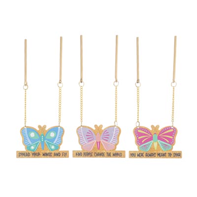 CHARM, BUTTERFLY PLANTER HANGER