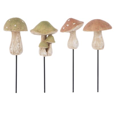 PLANT PICK, 8" MUSHROOM ASRT