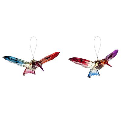 Rainbow Hummingbird Charm