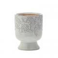 PLANTER, 4" PAISLEY PEDESTAL