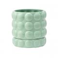 PLANTER, 4.5" LG MINT HOBNAIL