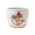 PLANTER, 5.5" LG BRIGHT MUSHROOM